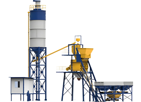 Trạm Trộn Bê Tông HSZ25
