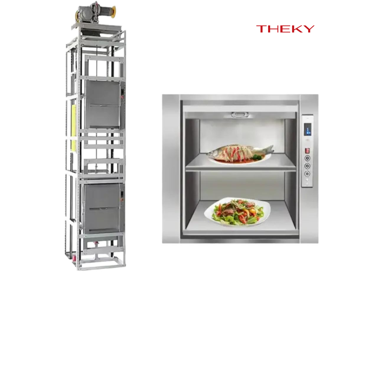 Thang Máy Tời Thực Phẩm 50kg - 500kg