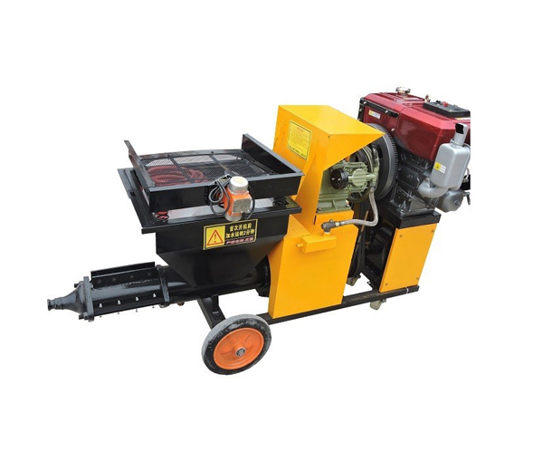 Máy Phun Vữa Chát Tường Diesel